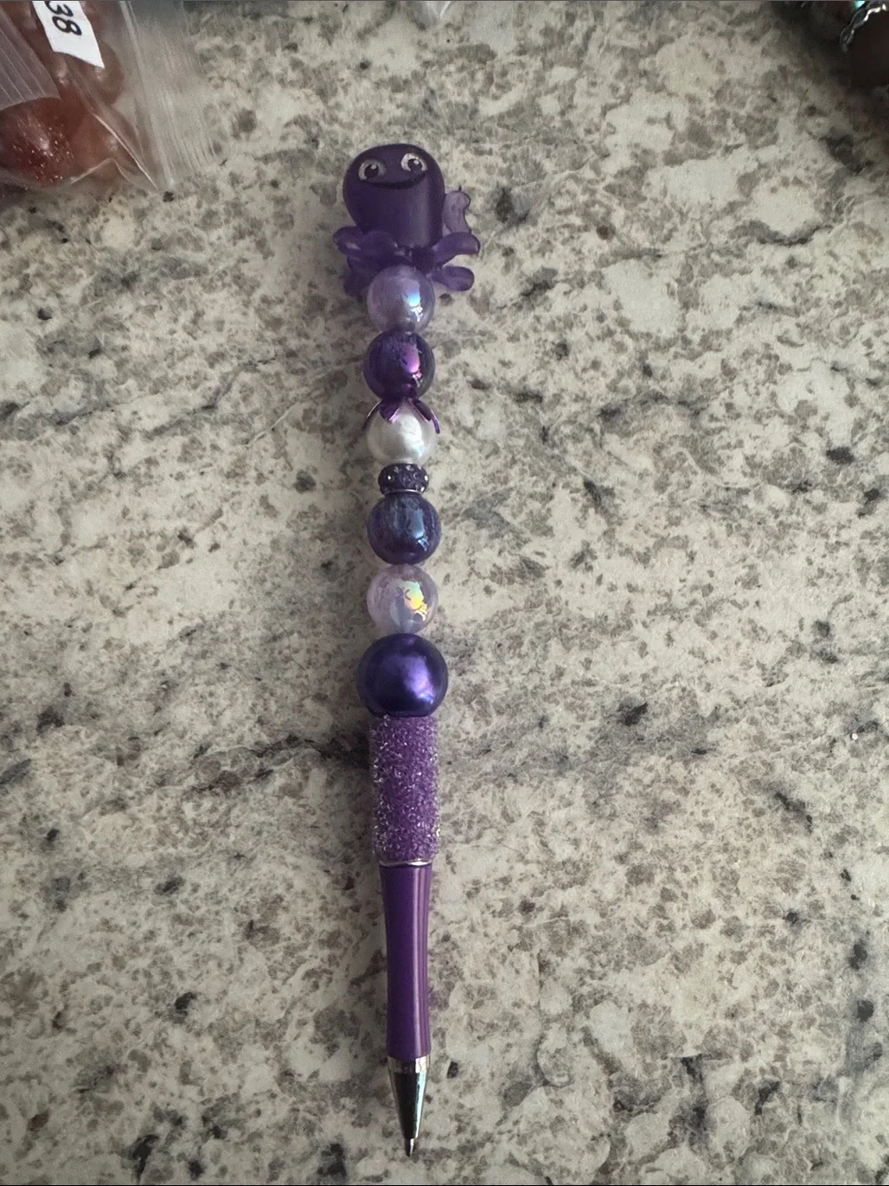NWOT Disney Doorables Stretch Beaded Pen Handmade by Me